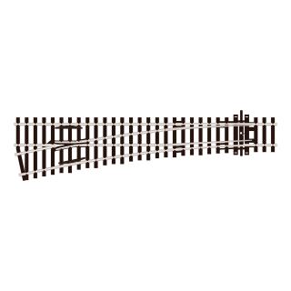 Peco H0 47SL96 - C100 Weiche links, L219mm, R914mm, 12?, INS