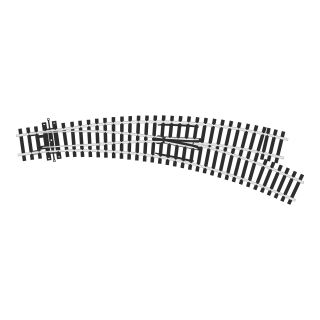 Peco H0 47SLU76 - C100 Bogenweiche re, L259mm, R438mm, 11,25?, UNI
