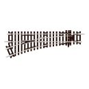 Peco H0 47ST241 - C100 Weiche links, L168mm, R2 - 438mm,...
