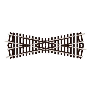 Peco H0 47ST250 - C100 Kreuzung, L168 mm, 22,5?, INS