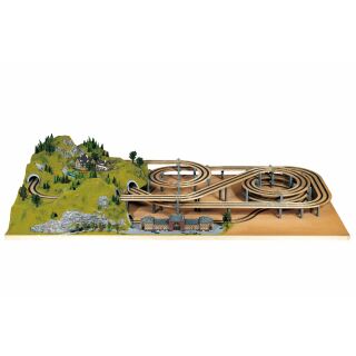 Noch H0 53005 - LAGGIES Gleiswendel-Komplettbausatz, Grundkreis,