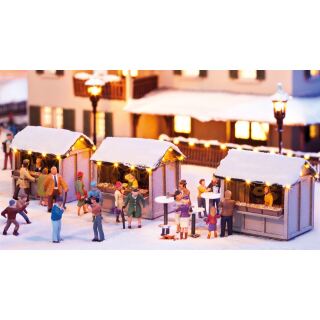 Noch H0 65610 - Kombi-Set Auf dem Weihnachtsmarkt