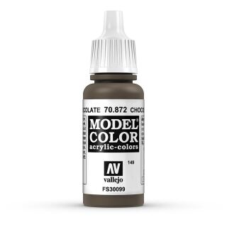 Vallejo 770872: Schokoladenbraun, matt, 18 ml