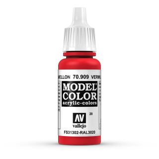 Vallejo 770909: Verkehrsrot, matt, 18 ml