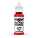 Vallejo 770909: Verkehrsrot, matt, 18 ml