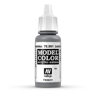 Vallejo 770991: Seegrau, dunkel, matt, 18 ml