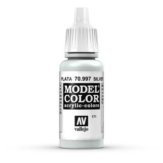 Vallejo 770997: Silber, Metallic, 18 ml