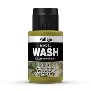Vallejo 776512: Wash-Color, Dunkelgrün, 35 ml