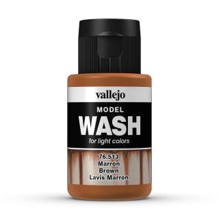 Vallejo 776513: Wash-Color, Braun, 35 ml