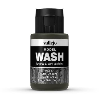 Vallejo 776517: Wash-Color, Dunkelgrau, 35 ml