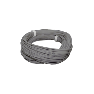 ESU 51946 - Hochflexibles Kabel, Durchmesser 0.5mm, AWG36, 2A, 10m Wickel, Farbe grau