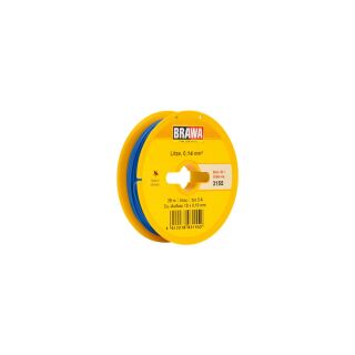 Brawa 3155 - Schaltlitze 0,14 mm², 25 m Spule, blau