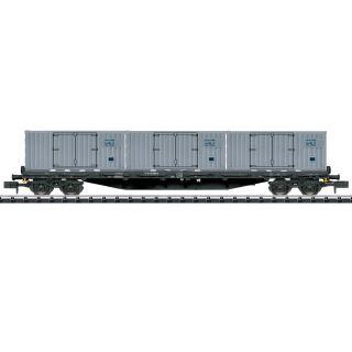 Minitrix T18431 - Containertragwagen Deutsche Post (DR)