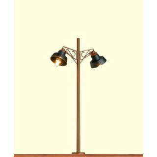 Brawa H0 84147 - Holzmastleuchte, 2-fach, Stecksockel mit LED
