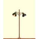 Brawa H0 84147 - Holzmastleuchte, 2-fach, Stecksockel mit...