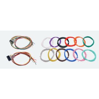 ESU 53910 - Hochflexibles Kabel, Durchmesser 0.5mm, AWG36, 2A, 10m Wickel, Farbe pink
