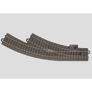 Märklin H0 24672 - C-Gleis Bogenweiche rechts R1 (360 mm) 30°