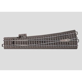 Märklin H0 24711 - Schlanke C-Gleis Weiche links Länge 236,1 mm