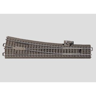 Märklin H0 24712 - Schlanke C-Gleis Weiche rechts Länge 236,1 mm