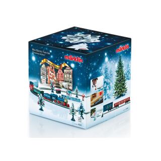 Märklin Spur Z 81845 - Weihnachts-Startpackung. Güterzug mit Gleisoval und entsprechender Stromversorgung