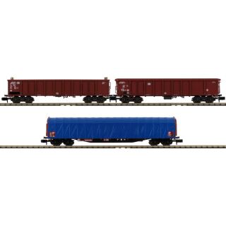 Minitrix T15869 - Wagen-Set Gütertransport Bund (NS)