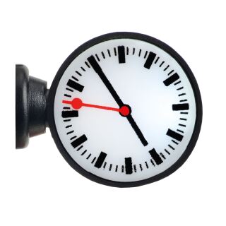 Viessmann 1383 - H0 Beleuchtete Bahnhofsuhr LED weiß