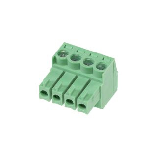 Roco 96807 - Steckerklemme RM3,5 4-pol.grün 1 Stück