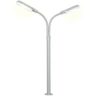 Viessmann 6095 - H0 Peitschenleuchte doppelt 2 LEDs weiß